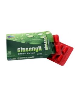 Bobo Ginsengli Bitkisel Cinsel Güç Arttırıcı Kapsül